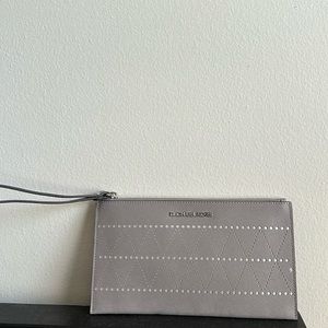 Silver Michael Kors Clutch